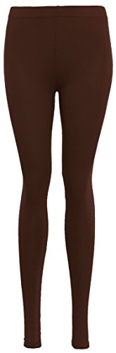 Legging jegging femme marron S skinny | Pantalon moulant souple automne