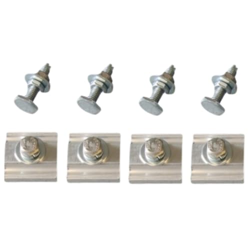 Adrian Steel RKA4, Mounting Rail Adapter Kit (4-Piece, w/ 4 Leveling Feet)