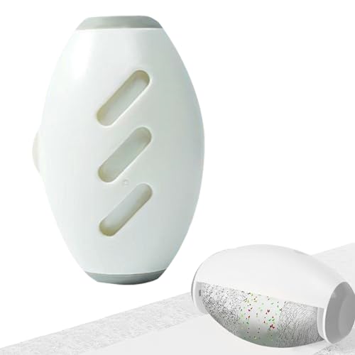 Wiederverwendbare Fusselrolle, Waschbare klebrige Gel Fusselrolle Ball, Waschbarer tragbarer Aufkleber, Tierhaarentferner Fusselbürste, Gel-Fusselroller für Kleidung, Haustier Haar, Reisen (Weiß)