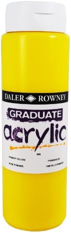 Daler-Rowney GRADUATE ACRYLIC 500ML PRIMARY YELLO