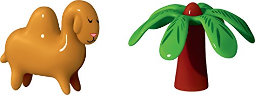 Alessi Dario Dromedario Palmita - Figuritas de Porcelana (Decoradas a Mano), diseño de dromedario, Multicolor