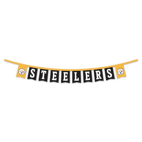 WinCraft Pittsburgh Steelers Banner String Pennant Flags