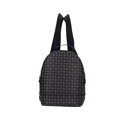 Pollini Donna Zaino TE8432PP07Q11 Pvc Nero Taglia Unica