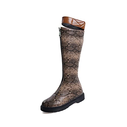 Bottes à plateforme haute faciles à enfiler grâce à la fermeture éclair