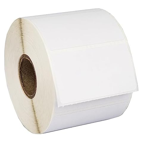 HOUSELABELS 2.25" x 1.25" Premium Freezer Labels (Service Temperature from -58F to +158F) on 1" Core Compatible with Zebra and Rollo Printers, 50 Rolls / 1,000 Labels per Roll Cover
