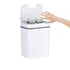 Automatic Dustbin Non-Contact Infrared Motion Sensor Bin 12L White