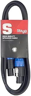 Stagg SSP10SS15 Pro-Series 10m SPK to SPK Speaker Cable - Black