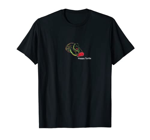 Happy Turtle Erdbeer-Snack T-Shirt