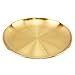Jroyseter Edelstahl Goldene Tablett, Gold Dekorative Servierplatte, Schmuckständer Aufbewahrung, Dessert Western Food Kuchen Steak Tablett Lebensmittelbehälter für Bar Home Coffee Hotel Restaurant