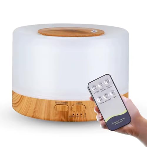 Difusor Aromático Ultrassônico 7 Cores Com Controle Remoto Bivolt...