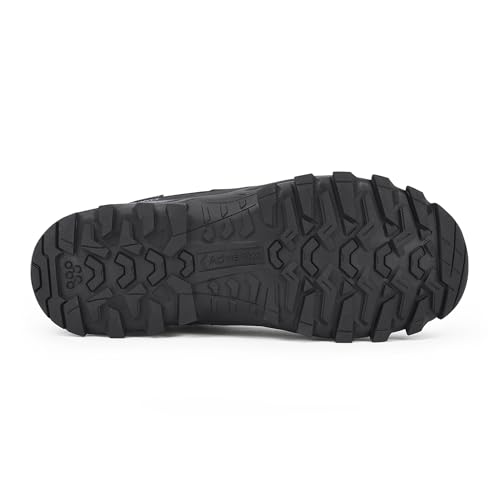Image of Men Warm Waterproof Hiking Boots | Mid Ankle with Superior Grip | Boots | 3M Insulation | for Hiking Trails, Rugged Terrain | WH1106