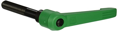 Image of Kipp 06610-51686X90 Fiberglass Reinforced Plastic /Steel Adjustable Handle with M16 External Thread, inchNovo.Grip inch Style, Steel Components, Metric, 90 mm Screw Length, Size 5, Signal Green Color
