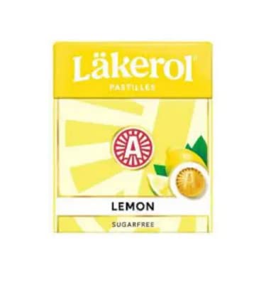 4x24g Läkerol Lemon sugarfree pastilles