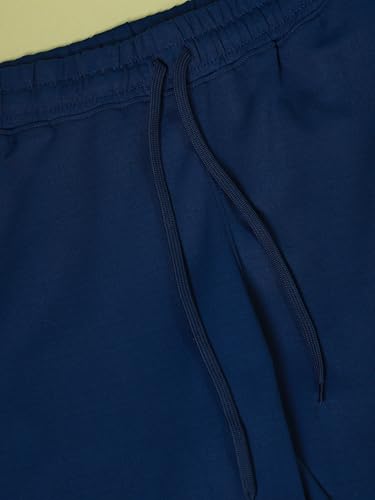 Image of TECHNOSPORT Men Mid Rise Solid Regular Fit Track Pant with Technodry, Antimicrobail for Gym, Workout, Sports and Regular Use