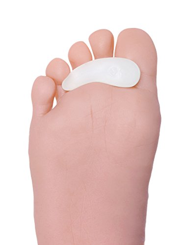Hammer Toe Straightener, Gel Toe Crest Pad, Toe Corrector by Toe Glow, 2Pieces