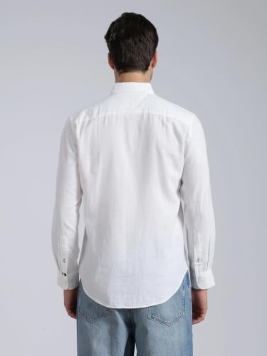 Image of Solid Regular fit Cotton Shirt