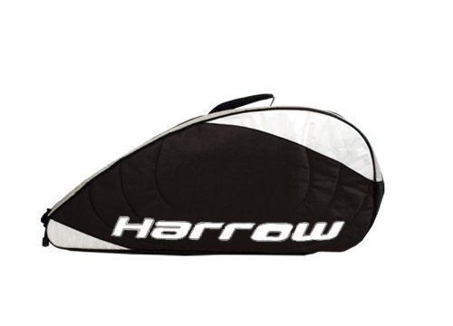 Harrow Pro Racquet Shoulder Bag, Black/Silver