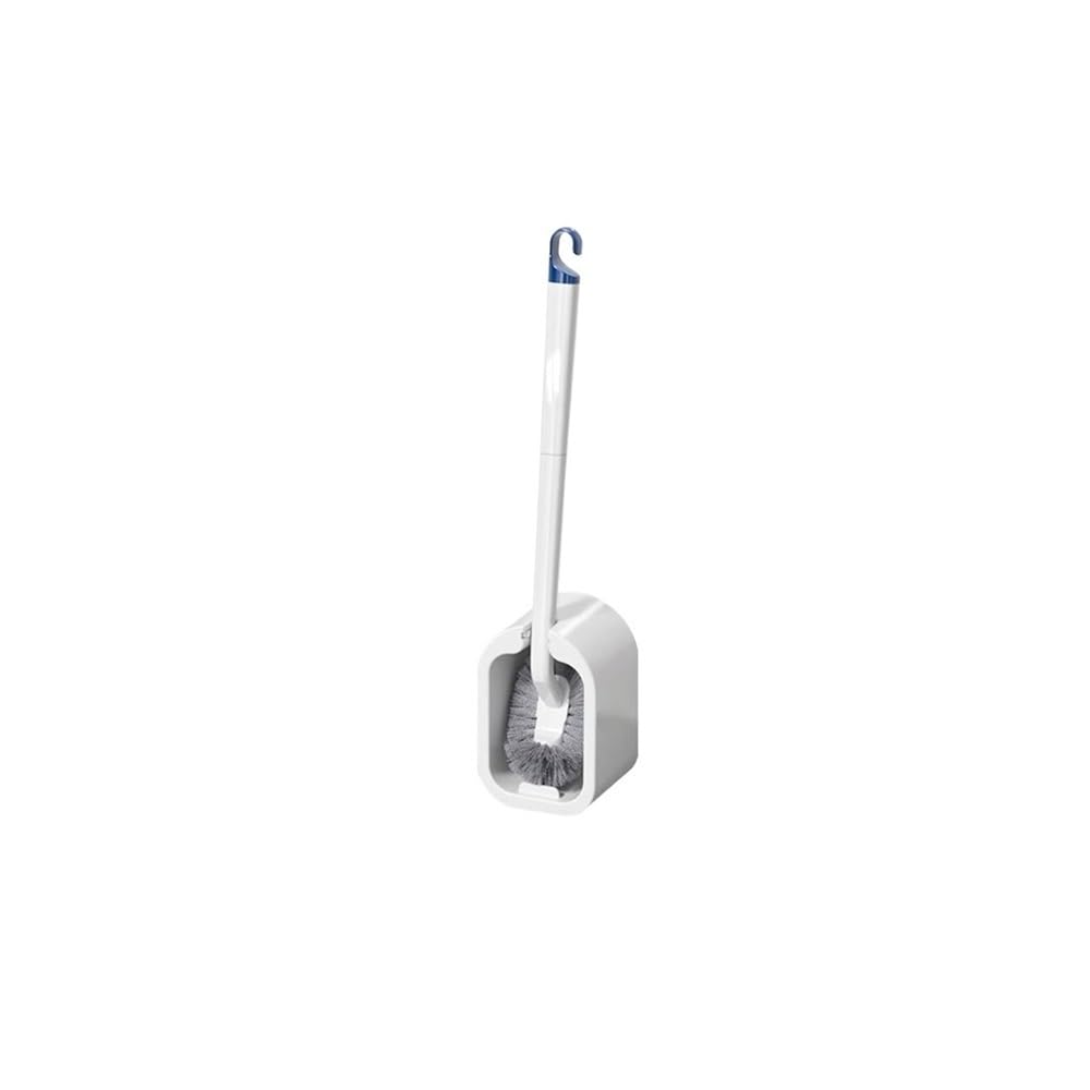 Bathroom Toilet Brush Toilet Bowl Brush with Holder, Bathroom Storage Quick Drying Holder Toilet Brush Plastic Brush Head Toilet Brushes Bathroom Set