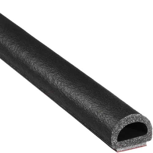 Trim-Lok D-Shaped Rubber Seal – .36” Height, 625” Width, 25’ Length – EPDM Foam Seal w/BT (3M) High Strength Bonded Tape, Weatherproofing for Doors/Windows on Cars,Trucks,RVs,Boats