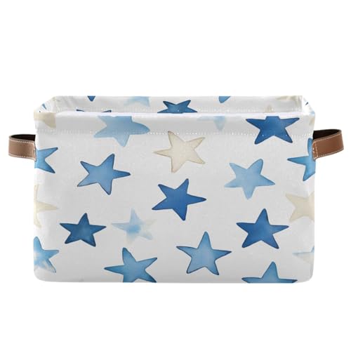 Aquarell-Stern-Organizer, Stoffbehälter, rechteckig, faltbarer...