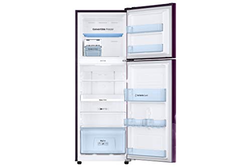 Image of Samsung 253 L 2 Star Inverter Frost-Free Double Door Refrigerator Appliance (RT28T3932CR /HL, Camellia Purple, Convertible, 2022 Model)