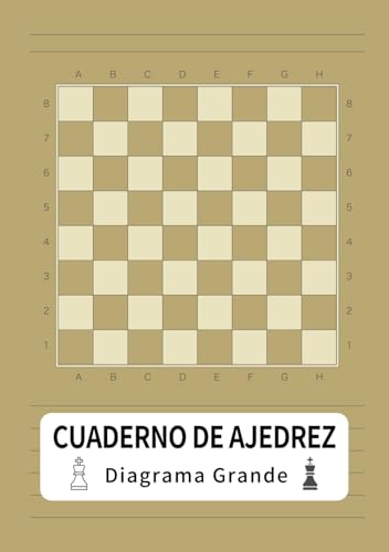 Cuaderno de Ajedrez para Analisis: Estudio de Posiciones y Registro Tactico: Diagrama Grande | A5 100 Paginas para Analisis de P