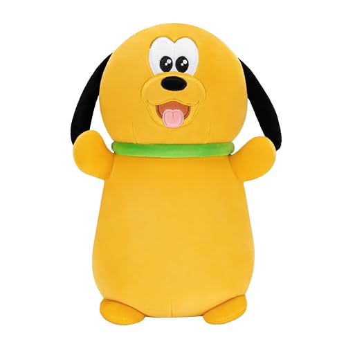 squishmallows original disney 10in pluto hugmees  ultrasoft official jazwares plush medium-sized