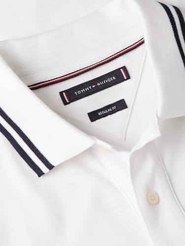 Tommy Hilfiger Polo para Hombre de Manga Corta en Ajuste Regular con Stretch y Logo Bordado miniatura 6