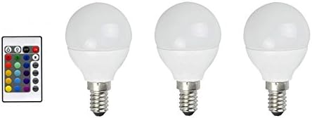 Eglo Italiana SRL Eglo 10683 Ball E14 4 W 3000 K Dimmable Kit 3PZ RGB with Remote Control