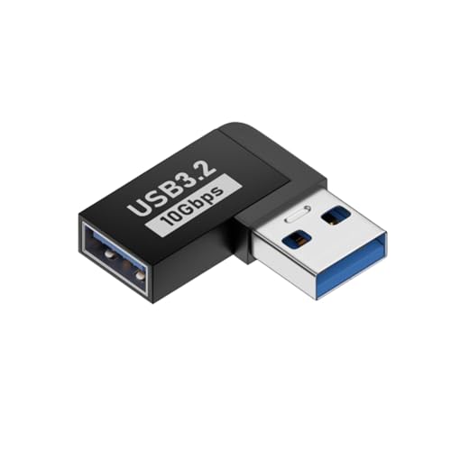 ���{�̒������ MSL FORCE USB-A�I�X to USB-A���X USB3.2 �ϊ��A�_�v�^ 10Gbps �����f�[�^�]�� L�� U�� ���p 3A ���^ �y�� �v���O&�v���C wxm-10g (B�^�C�v, 1��)