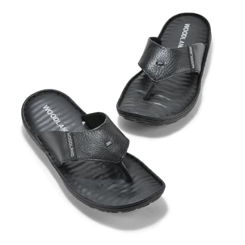 Image of Woodland Men's Leather Slippers