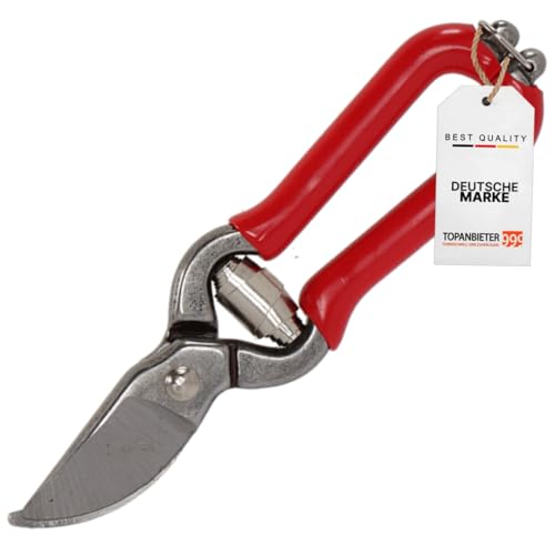 Topanbieter999 Mini Gartenschere rot – 14 cm Blumenschere, Kräuterschere -...