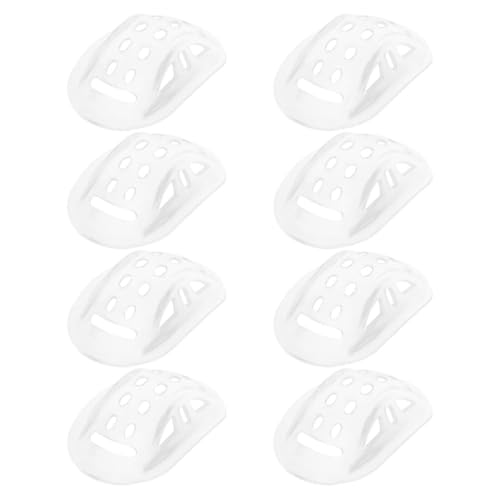 SOLUSTRE Protective Chin Guards Helmet Chin Cup for Soccer Hard Hat Electric Bikes Bicycles Roller Skates Skiing Helmets 8 Pack Chin Pad Chin Cups