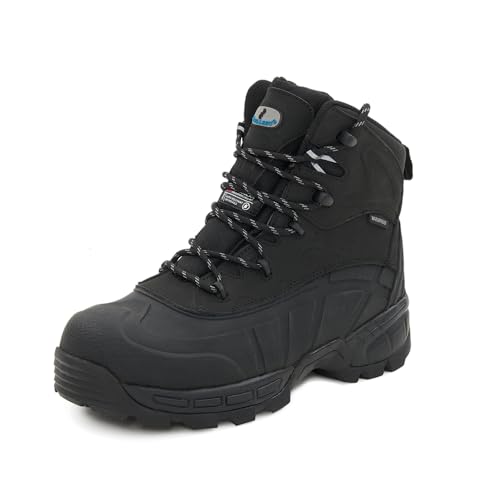 ELVALESOE Waterproof Work Boots Composite Toe Shoes Non Slip...