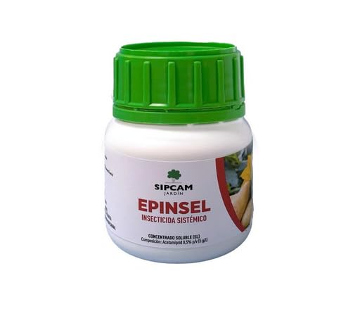 Acetamiprid 0.5% sistemico 100%. Tratamiento, eficaz y duradero contra pulgón, mosca blanca, escarabajos, Etc. Epinsel 100ml