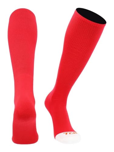 Twin City Adult/Youth Pro Sport Over The Calf Tube Socks Scarlet S