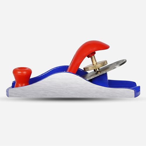 Image of Block Plane Super Heavy Duty Cast Iron Jack Plane Size 110 for Woodworking | Manual Hand Bench Plane with Micro-Adjustable Depth & Comfort Grip Handle