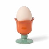 Ceramic Egg Cup,Flower Shape Porcelain Egg Cups for Soft and Hard Boiled Eggs,Boiled Cooking Store and Serve Flower Eggs Holder,Tray Kitchen Gadgets Tools for Home Breakfast & Cafe Decor
