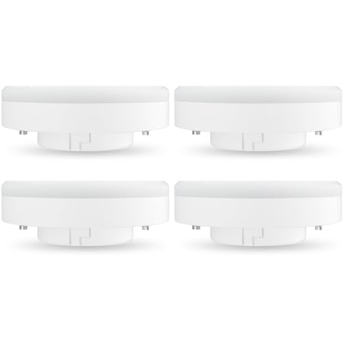 LUTW GX53 LED Bulb Warm White, 6W Replace 50W Halogen or CFL Bulbs, 2700K 556 Lumens GX53 Light Bulbs, 120° Beam Angle
