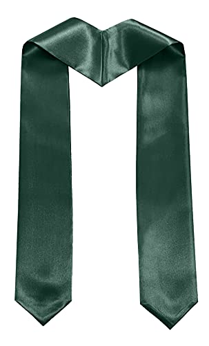 Image of Plain Graduation Stole Sash 60 Inch Unisex Adults Solid