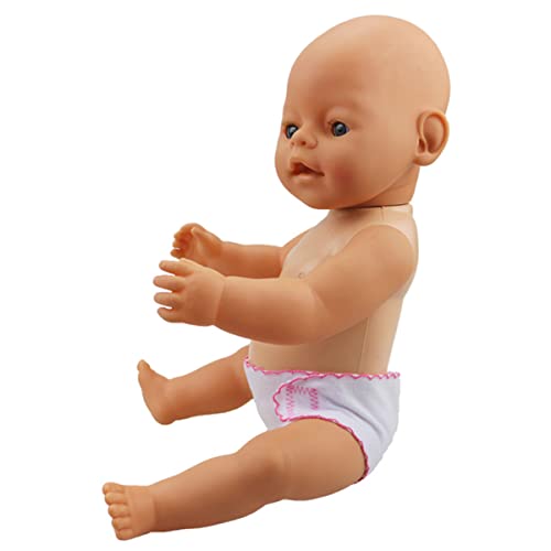 Toyvian 6pcs Baby Doll Accessories - Diapers, Underwear, Reusable DIY Diaper Bag