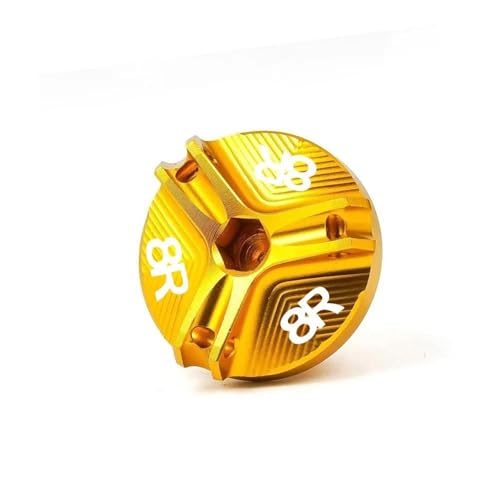 �ی�A�N�Z�T���[ �I�[�g�o�C CNC Accessorie �I�C���t�B���[�t�B���L���b�v�v���O�J�o�[�G���W���I�C���J�b�v �ɓK������X�Y�L GSX-8S GSX-8R GSX8S GSX8R GSX 8S 8R 2023 2024 2025(Yellow 