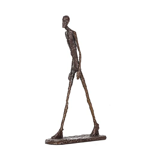 NILEEBUKER Giacometti's Walking Man Statue Berühmte abstrakte Skulptur...