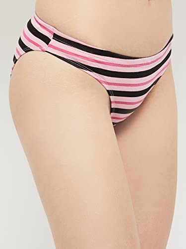 Image of Max Women Cotton Striped Bikini Panties - Pack of 3