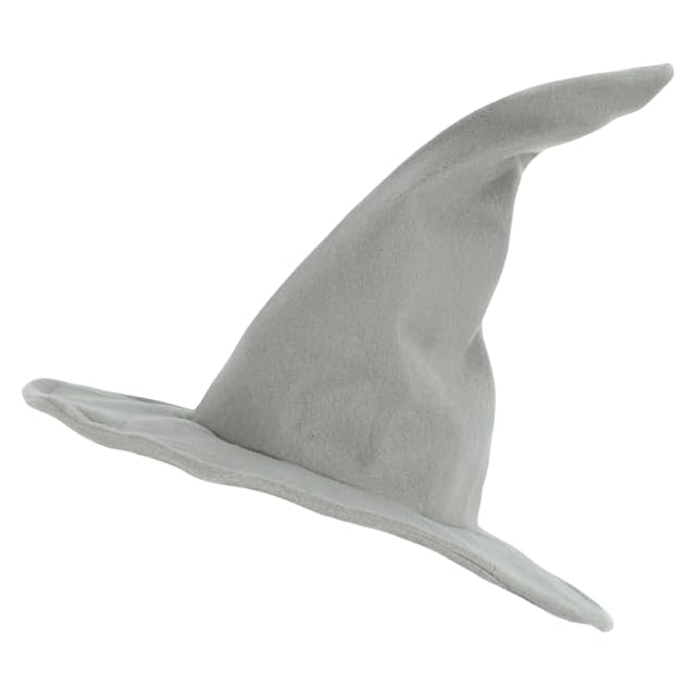 Topcosplay Unisex Grey Wizard Witch Hat Halloween Costume Accessories