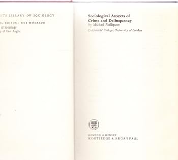 Hardcover Sociological aspects of crime and delinquency (Students library of sociology) Book