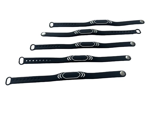 NFC-Tag-Armband, RFID-125 kHz, induktives ID-Armband, RFID-Armband, wasserdicht, Zugangsmanagement, 10 Stück