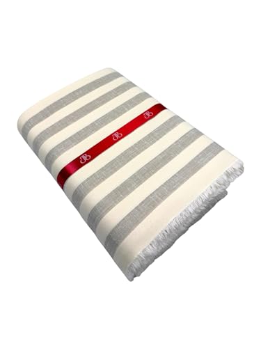 Image of JHABAK'S Unstitched Striped Shirt Fabric for Men - Cotton Linen Blend Lining Material - Shirt and Kurta Piece Cloth
