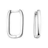 SOFIA MILANI - Damen Ohrringe 925 Silber - Ovale Creole - E1484