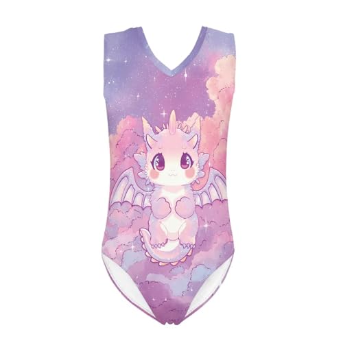 Image of INSTANTARTS Leopard Leotard Girl Gymnastics Toddler Tank Biketards One Piece